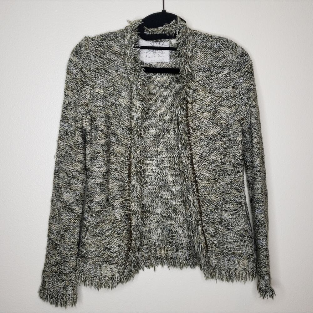 Angel of the North| Tweed Open Cardigan Sweater